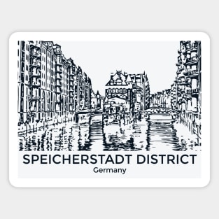 Speicherstadt District - Germany Magnet